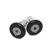 Kustom Hardware Bar End Plug 28mm 3 Piece - Black