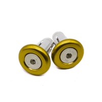 Kustom Hardware Bar End Plug 28mm 3 Piece - Gold