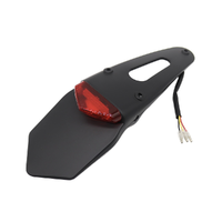 Kustom Hardware LED Taillight Extension with Number Plate Light ( Red Len )