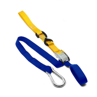 Kustom Hardware MX Tie Down 25mm Snap Hook - Blue Yellow Soft Loop