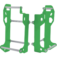 CrossPro Radiator Guard - Kawasaki KXF 250 '10-14 - Green