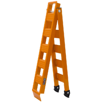 CrossPro Folding Bike Ramp (Max Weight 240kg) - Orange
