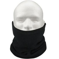DRIRIDER THERMAL NECK SOX - POLAR FLEECE NECK WARMER BLACK (NECK SOCK)