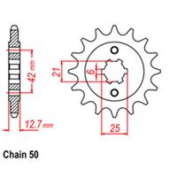 RK FRONT SPROCKET - STEEL 17T 530P