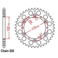 RK REAR SPROCKET - STEEL 48T 520P D/D