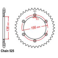 RK REAR SPROCKET STEEL 41T 525 PITCH