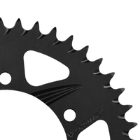 VORTEX ALLOY REAR SPROCKET 520-44T - BLACK HARDCOAT