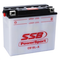 SSB POWERSPORT EXTRA HEAVY DUTY BATTERY - CB18L-A