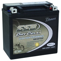 SSB DRY FIT HIGH PERFORMANCE 12V BATTERY - HVT-3 (REVERSE POLARITY)