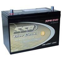 SSB DRY FIT HIGH PERFORMANCE 12V DEEP CYCLE BATTERY - HVT-70ZZD