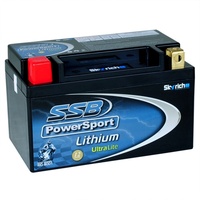 SSB POWERSPORT LITHIUM BATTERY ULTRALIGHT 290 CCA 1.18 KG - LFP14H-BS