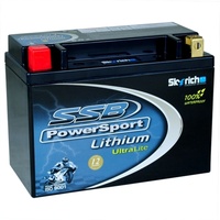 SSB POWERSPORT LITHIUM BATTERY ULTRALIGHT 420 CCA 1.70 KG - LFP20H-BS