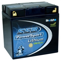 SSB POWERSPORT LITHIUM BATTERY ULTRALIGHT 540 CCA 1.97 KG - LFP30Q-BS