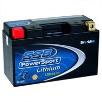 SSB POWERSPORT LITHIUM BATTERY ULTRALIGHT 190 CCA 0.75 KG - LFP9B-4