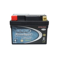 SSB POWERSPORT LITHIUM BATTERY ULTRALIGHT 160 CCA 0.58 KG - LFPBR98