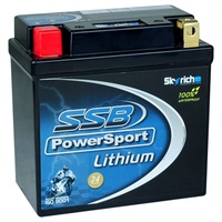 SSB POWERSPORT LITHIUM BATTERY HIGH PERFORMANCE 320 CCA 1.10 KG - LH9-B