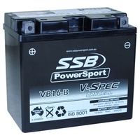 SSB V-SPEC HIGH PERFORMANCE 12V AGM BATTERY 385CCA 19AH - VB16-B