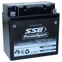 SSB V-SPEC HIGH PERFORMANCE 12V AGM BATTERY 385CCA 19AH - VB16CL-B