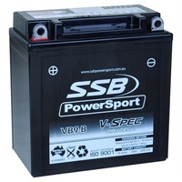 SSB V-SPEC HIGH PERFORMANCE 12V AGM BATTERY 200CCA 9AH - VB9-B