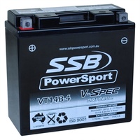 SSB V-SPEC HIGH PERFORMANCE 12V AGM BATTERY 310CCA 12AH - VT14B-4