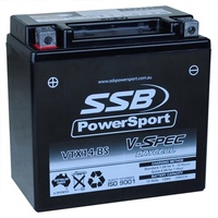 SSB V-SPEC HIGH PERFORMANCE 12V AGM BATTERY 295CCA 12AH - VTX14-BS