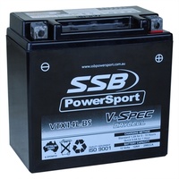 SSB V-SPEC HIGH PERFORMANCE 12V AGM BATTERY 290CCA 12AH - VTX14L-BS