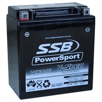 SSB V-SPEC HIGH PERFORMANCE 12V AGM BATTERY 340CCA 14AH - VTX16-BS