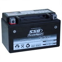 SSB V-SPEC HIGH PERFORMANCE 12V AGM BATTERY 205CCA 6AH - VTX7A-BS