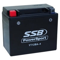 SSB POWERSPORT HI PERFORMANCE AGM BATTERY - YT12BA-4