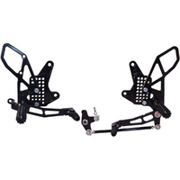 VORTEX REAR SET HONDA CB/CBR500R BLACK