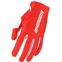 ANSWER 2023 ASCENT GLOVES RED WHITE