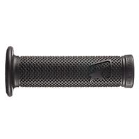 ARIETE MOTORCYCLE HAND GRIPS ROAD CLOSED END - BLACK