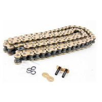 D.I.D PRO STREET X-RING DRIVE CHAIN - 525VX3-124 ZB GOLD & BLACK