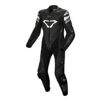 MACNA TRACKTIX 1 PIECE SUIT BLACK WHITE
