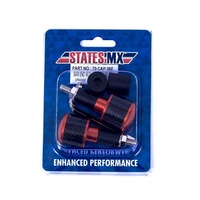 STATES MX CARBON INLAY BAR END ORANGE