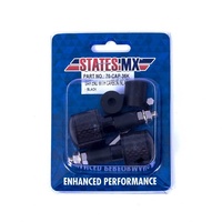 STATES MX CARBON INLAY BAR END BLACK