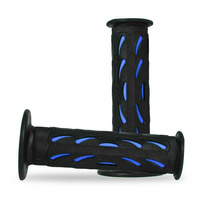 PROGRIP GRIPS DUAL SBK OPEN (BLACK/BLUE)