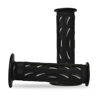 PROGRIP GRIPS DUAL SBK OPEN (BLACK/SILVER)