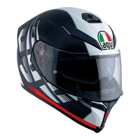 AGV K-5 S DARKSTORM MATT BLK/RED