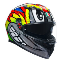 AGV K3 BIRDY 2.0 GREY YELLOW RED