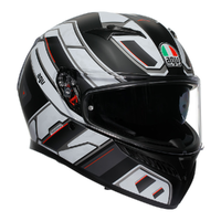 AGV K3 RIVIA MATT BLACK WHITE