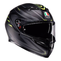 AGV K3 SYTH MATT BLACK YELLOW FLURO