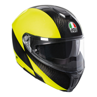 AGV SPORTMODULAR HI VIS CARBON YELLOW FLURO