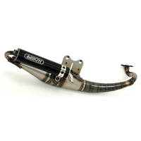 ARROW EXHAUST HOMOLOGATED EXTREME FULL SYSTEM ALUMINIUM DARK SILENCER - APRILIA SR50 '02-03 DITECH