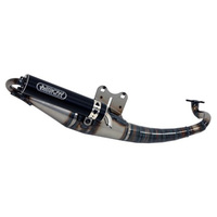 ARROW EXTREME FULL SYSTEM WITH HOMOLOGATED ALUMINIUM BLACK SILENCER - APRILIA SCARABEO 50 STREET / R