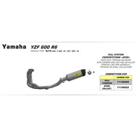 ARROW FULL RACE SYSTEM - COMPETITION EVO WITH RACE-TECH TITANIUM SILENCER - YAMAHA YZF-R6 '12-16