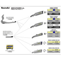 ARROW COLLECTORS - RACING 4:2:1 STAINLESS - SUZUKI GSX-R 600/750 '06-10