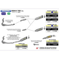 ARROW LINK PIPE - STAINLESS SUZUKI GSX-R 600 '11-20 SUZUKI GSX-R 750 '11-20