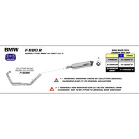 ARROW SILENCER - MAXI RACE-TECH TITANIUM WITH CARBON END CAP - BMW F800R