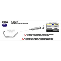 ARROW SILENCER [AOE]: MAXI RACE-TECH TITANIUM W CBN END CAP - BMW F800R